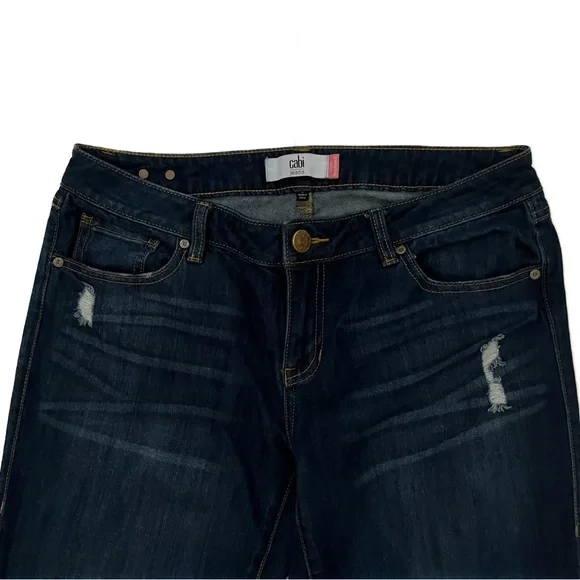 Cabi Slim Boyfriend Dark Wash Jeans - Picture 4 of 6